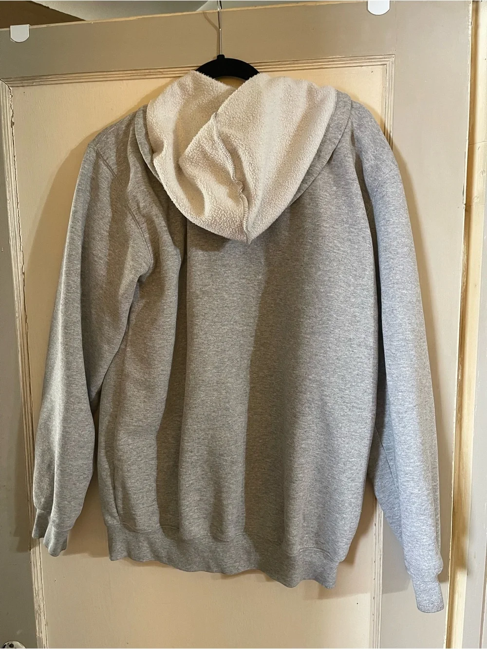 Carhartt Light Gray Vintage Zip Hoodie with Orchard Logo Medium